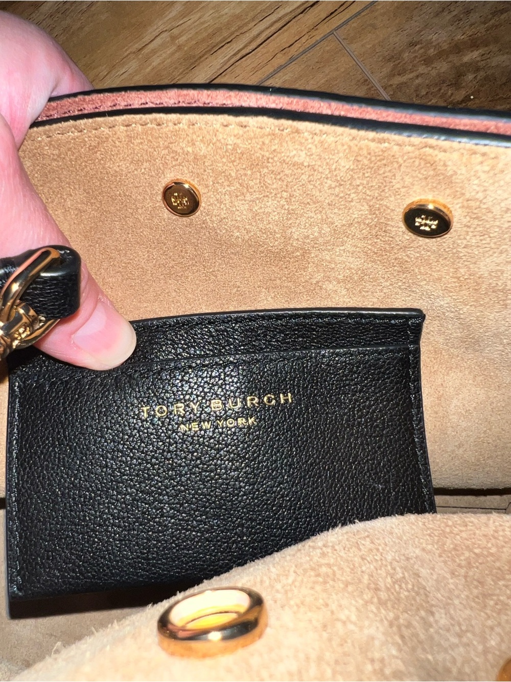 Tory Burch PETITE LEE RADZIWILL DOUBLE BAG * like new condition - Picture 6 of 11